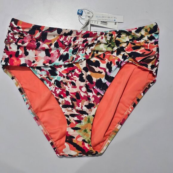 Bleu Rod Beattie Party Animal Draped High Waisted Bikini Bottom - Picture 5 of 8